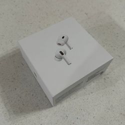 APPLE  AIRPODS PRO ( 2ND GENERATION ) WITH MAGSAFE WIRELESS CHARGING CASE & WHITE