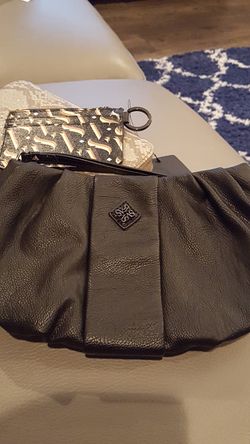 Black Vera Wang Wristlet