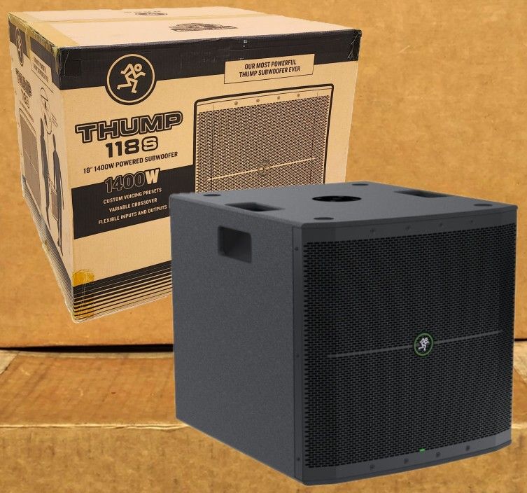 No Credit Needed Mackie 1400 Watts Powered Subwoofer 18 Bass