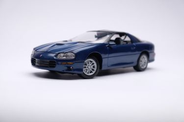 2002 Chevrolet Camaro SS, Dark Blue, 1:18 Diecast Model Car from Welly