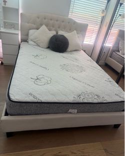 Bed and frame