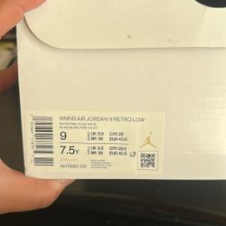 Violet Low Jordan 11 Size Women’s 9