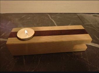 Candle & Matchbox Holder 012