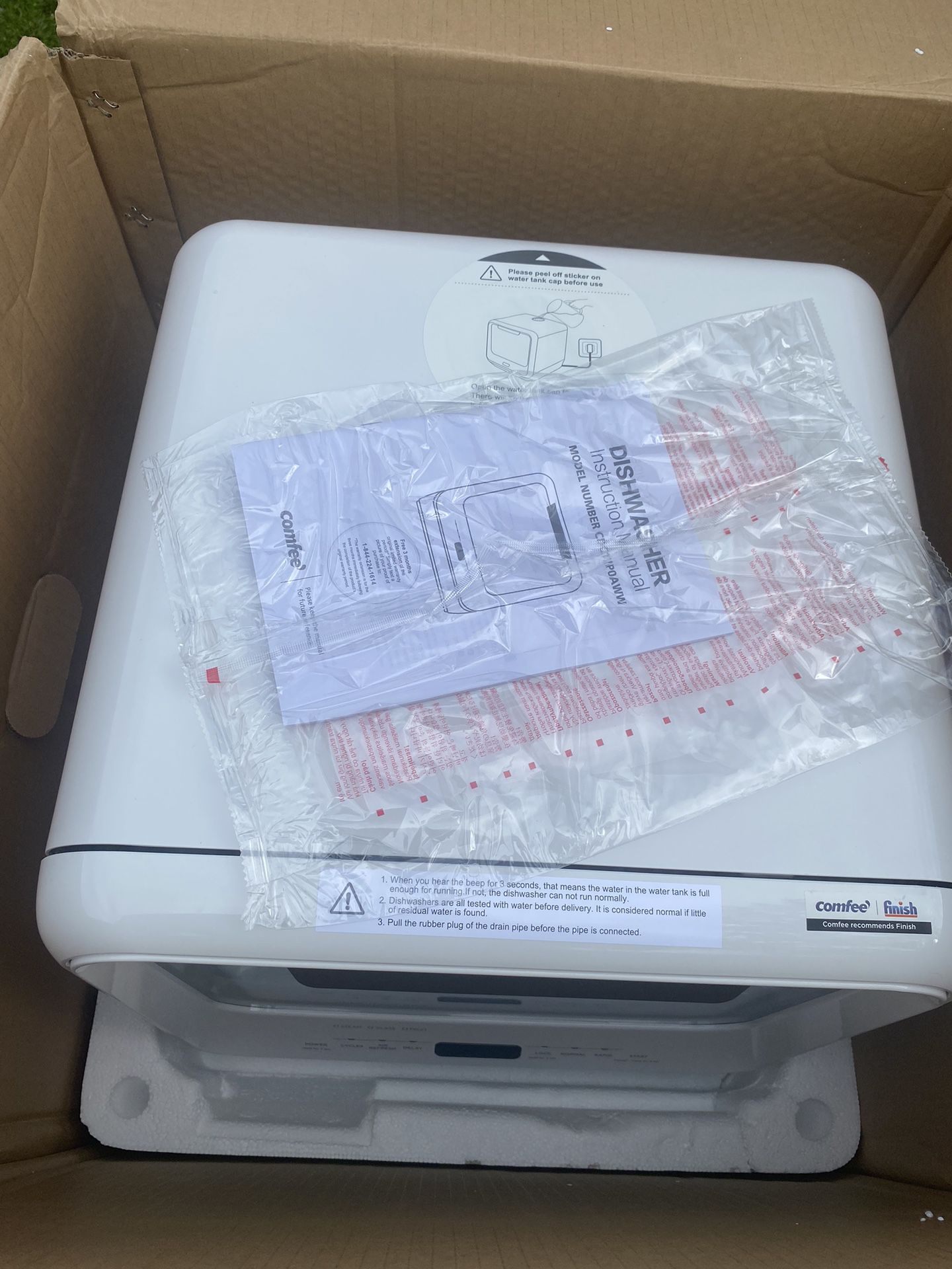 Factory Sealed Countertop Dish Washer 