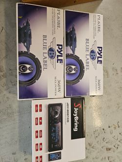 Speakers and deck
