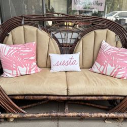 Bent Willow Loveseat Handmade 