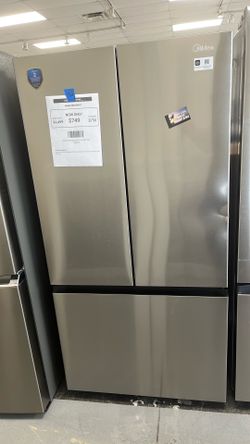 Midea 33” 22.6 cu.ft. Counter-depth French door Refrigerator with Icemaker
