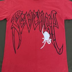 Revenge Red Skull Tee Small