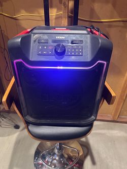 Ion great power speaker comes with wheels