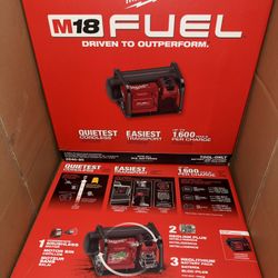 Milwaukee M18 Fuel 2-Gallon Compact Quiet Compressor. Tool Only. Model #2840-20