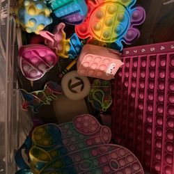 Poppers, Container Full Including Popper Purse, Multiplication Poppers, All Sizes And Shapes, Like New