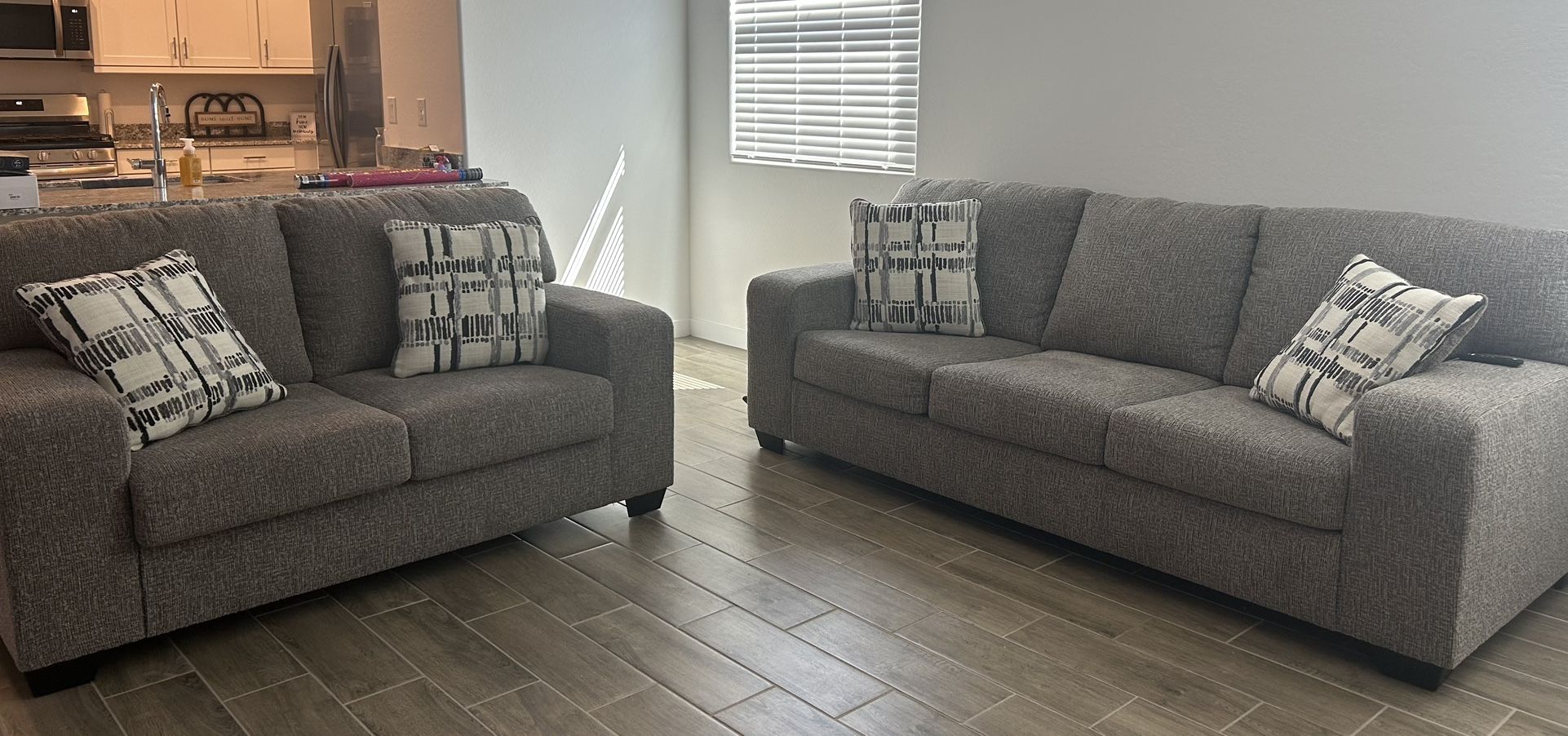 Sofa and Loveseat 