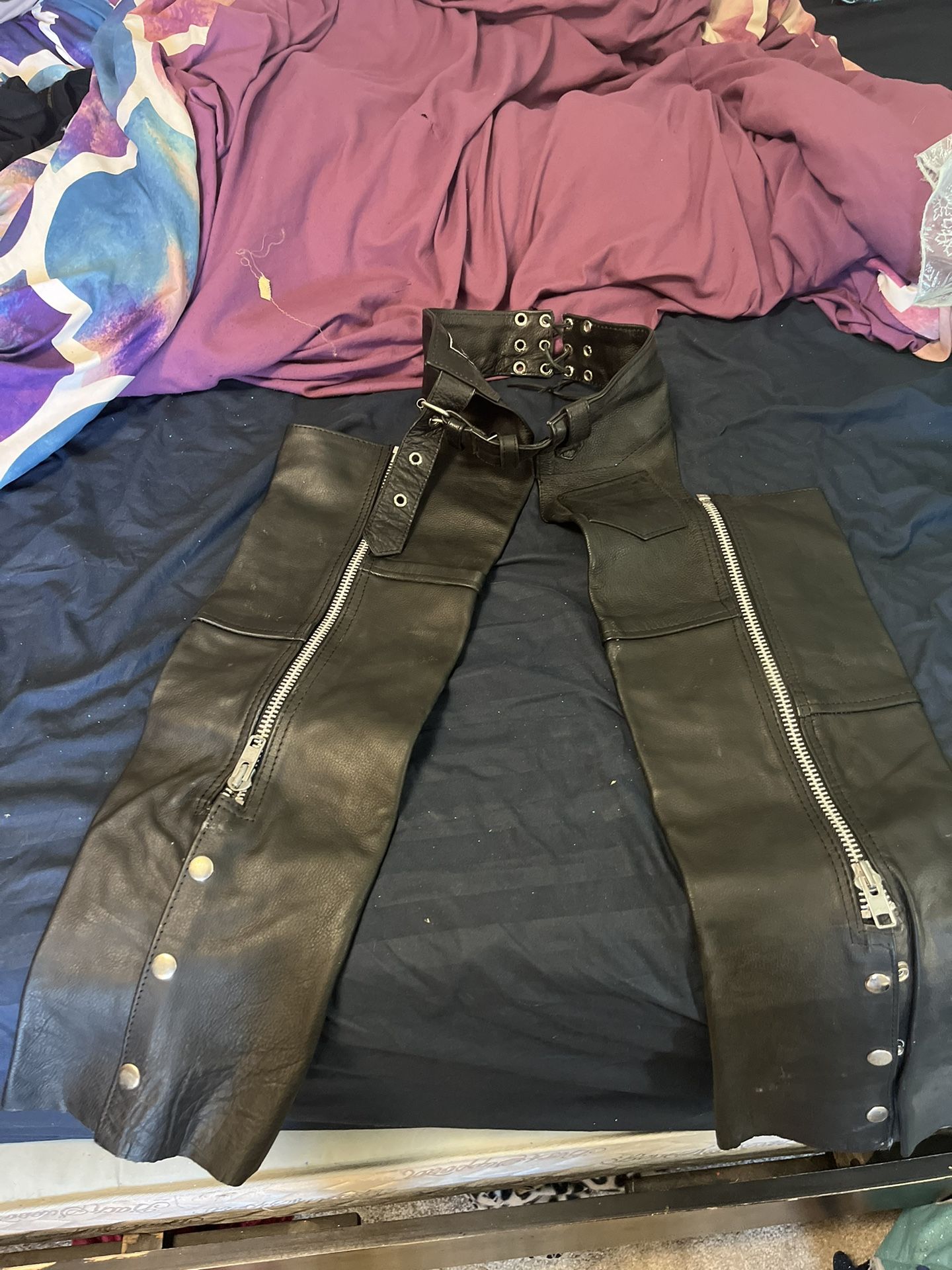 Child Leather Chaps Motercycle