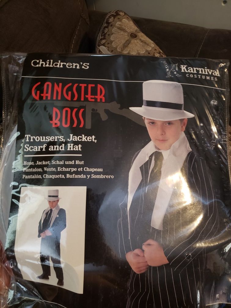 Boys small Gangster Boss Costume