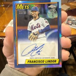 Topps Chrome Update 2026 Francisco Lindor Autograph /35 