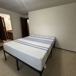 Queen Vibe Memory Foam Mattress WIth Frame