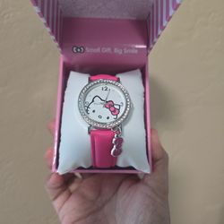 Pink Hello Kitty Woman Watch