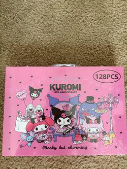 Kuromi 128PCS Deluxe Art Set 🎨 Drawing & Coloring Kit