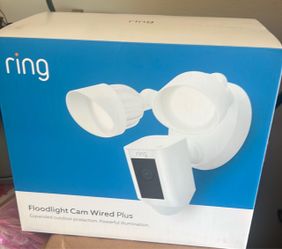 Ring Floodlight Cam Wired Plus New Sealed in Box