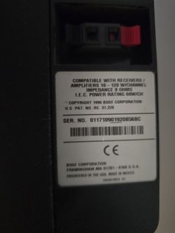 Bose Direct Reflecting 201v Speakers