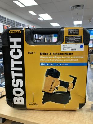 Bostitch N66c 1 Pneumatic Angled Siding Coil Nailer Nail Gun Kit