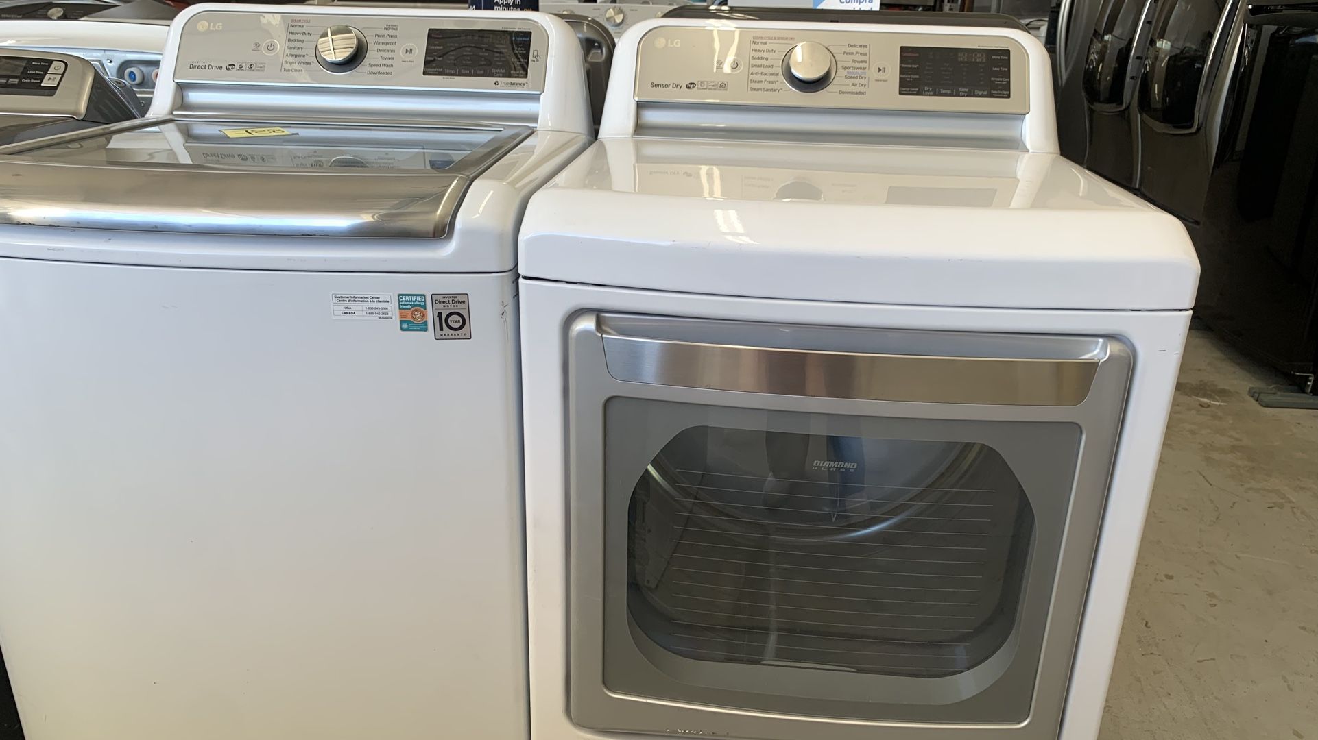 WASHER AND DRYER