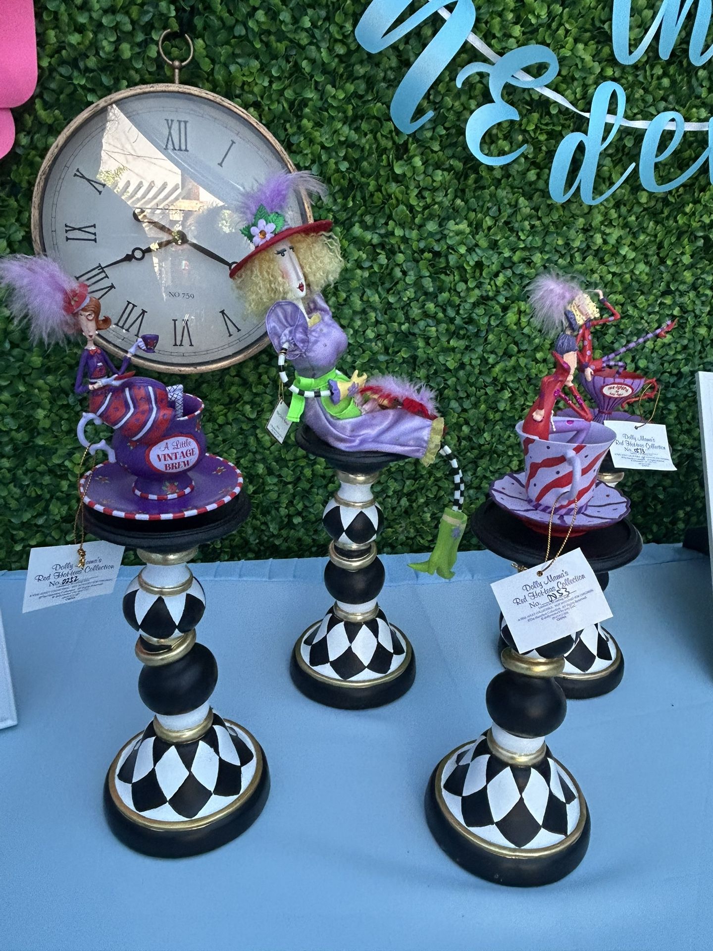 Alice Adventures Candle Holder/Pedestal