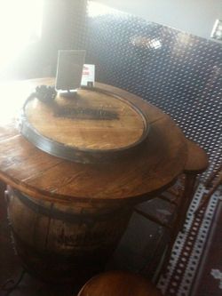 Jack Daniels Whiskey Barrel Tables
