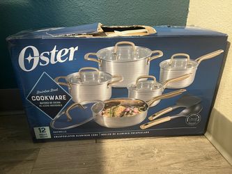 OSTER STAINLESS STEEL COOKWARE SET