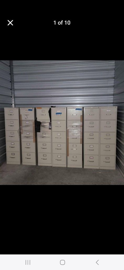 Metal File Cabinet By Hon Ot Staples 