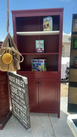 Bookcase with doors
