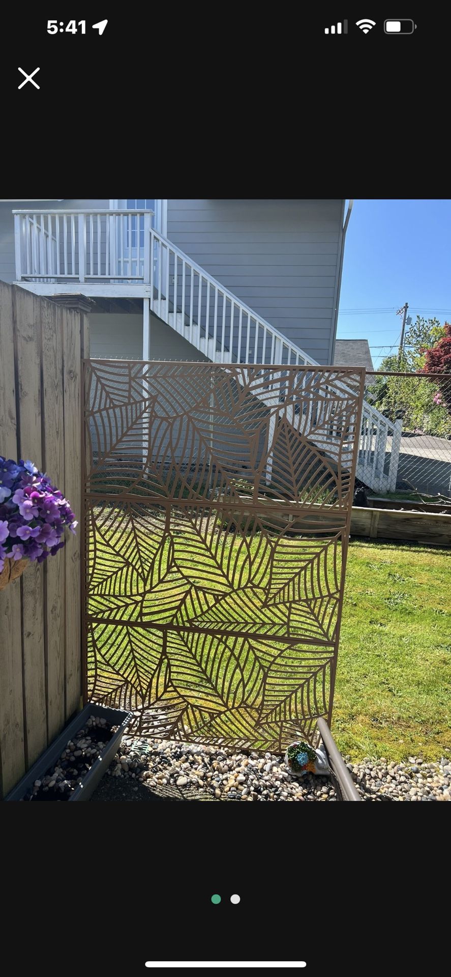 Two Galvanized Metal Decorative Walls for Sale in Snohomish, WA - OfferUp