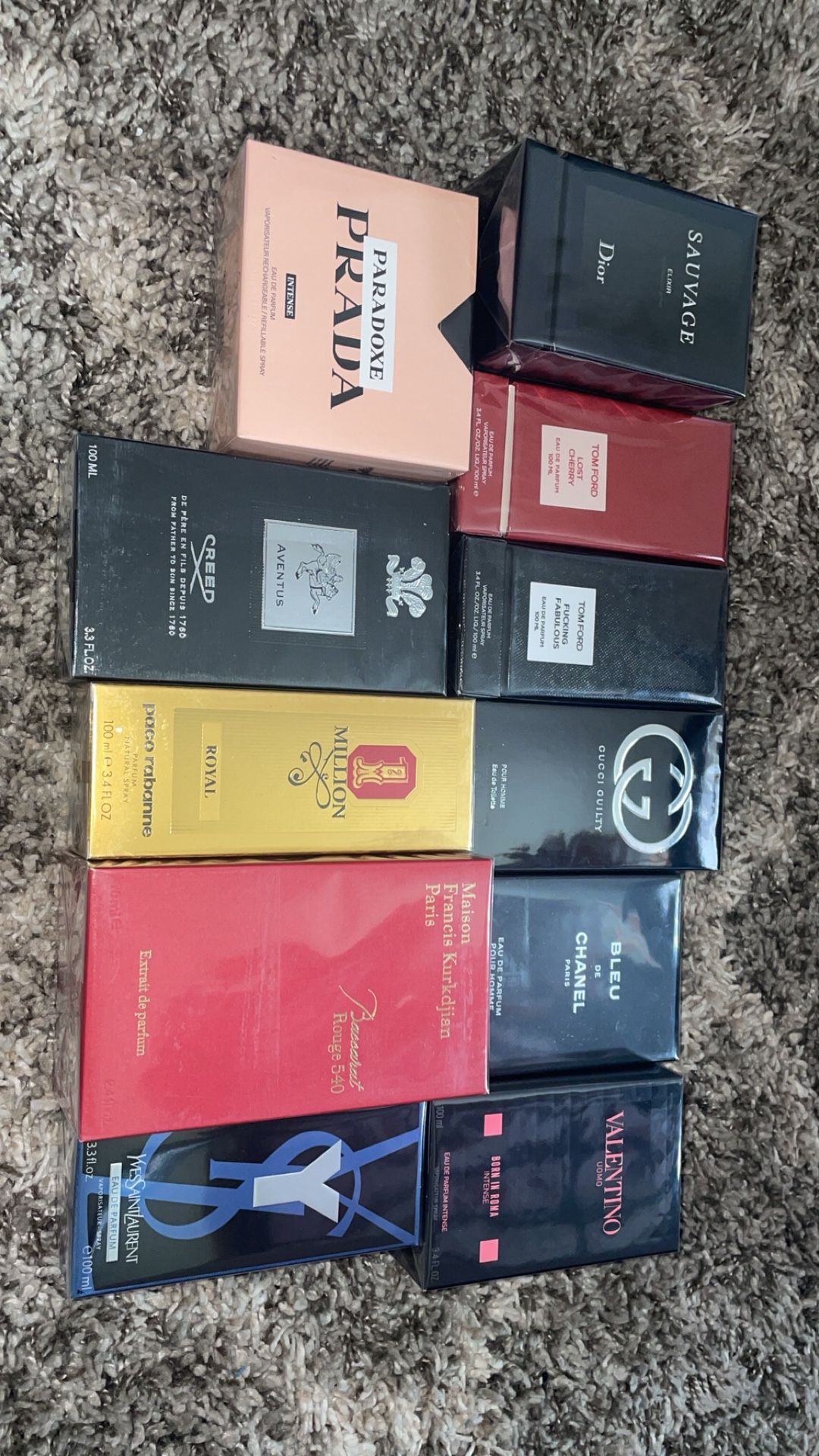 Fragrances/Colognes 3.4oz (10-$500)