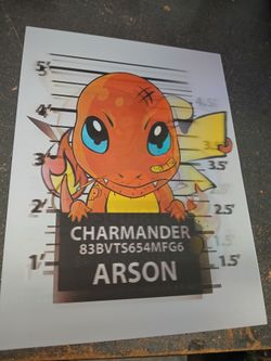 3D Pokémon Poster - 3D lenticular poster Pikachu Charmander AND Squirtle