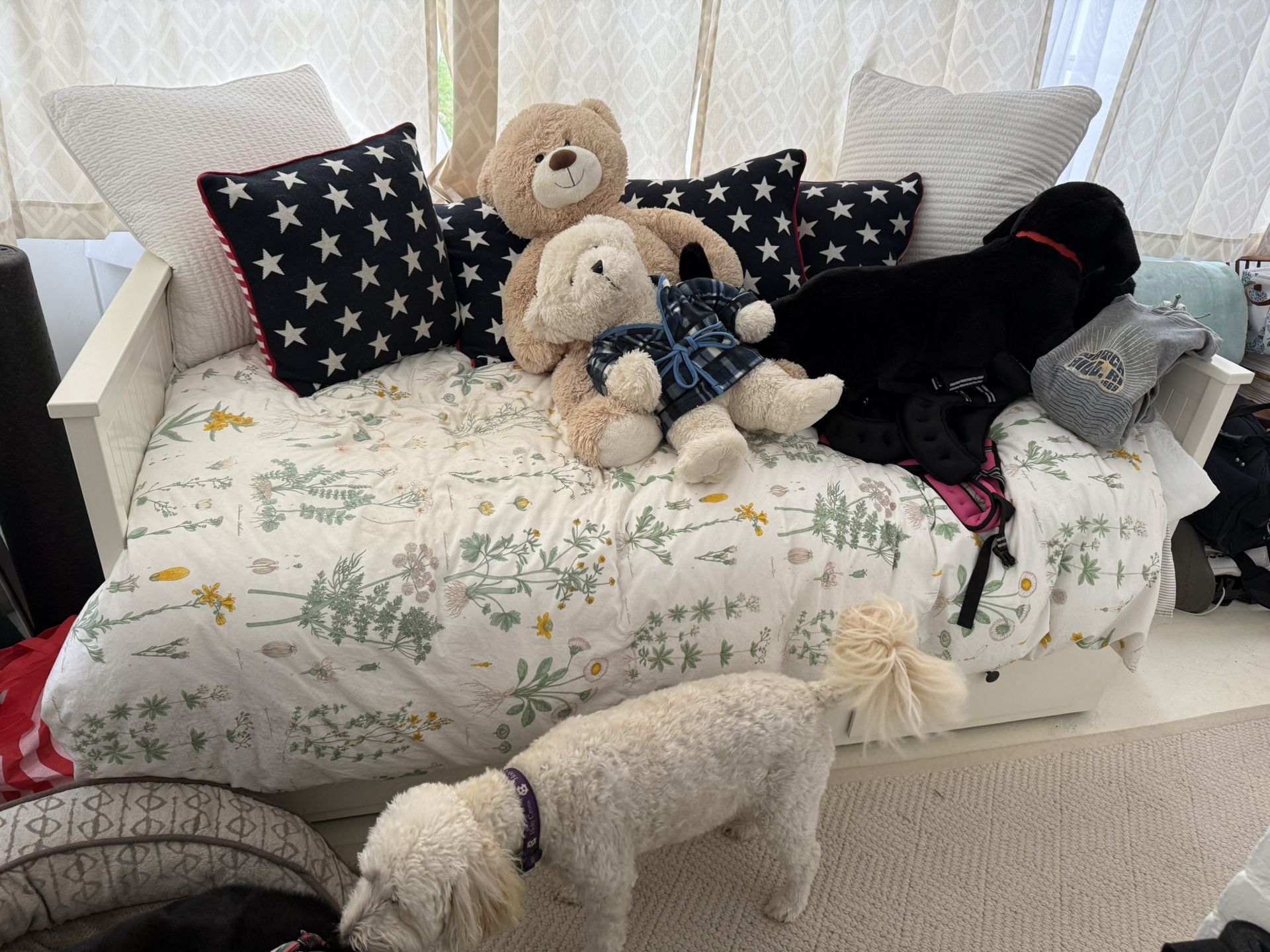 IKEA Day Bed With 3 Drawers And A Twin Mattress