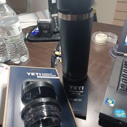 Yeti 18 0z Water Bottle & Rambler Chug Cap