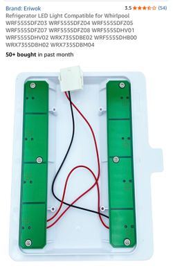 Eriwok Refrigerator LED light for Whirlpool