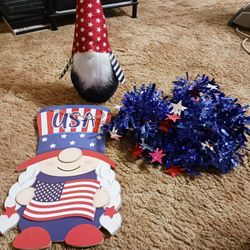 Red White And Blue Decor 