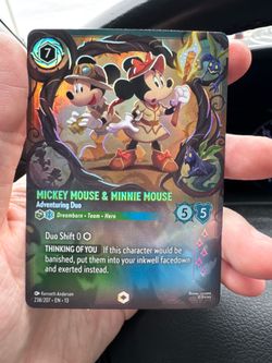 Disney Lorcana - Attack Of The Vine - Mickey & Minnie Mouse Adventuring Duo