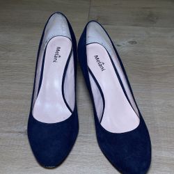 Navy Blue Shoes Heels