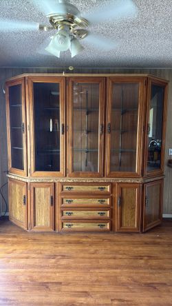 Wood & Glass  China Cabinet