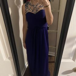 Royal Purple Prom Dress