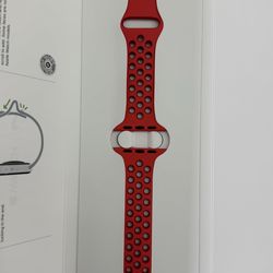 Apple Watch Nike Sport Band - Bright Crimson (41mm S/M) + Box