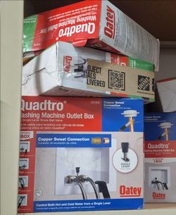 Quadtro Washing Machine Outlet Box –