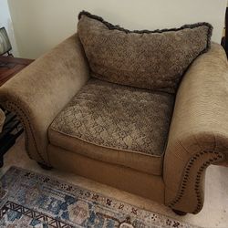 Couch and Oversized Arm Chair