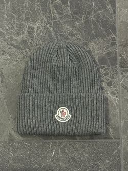 Grey Moncler Beanie