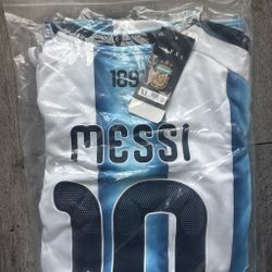 Messi #10 Argentina Soccer Jersey XL