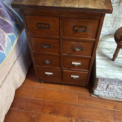 Antique Filing Cabinet 