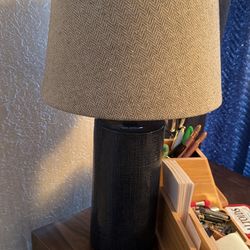 Navy & Gray Lamp Set 
