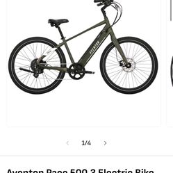 Aventon Pace 500.3 Electric Bike – Like New – 28MPH – Low Miles